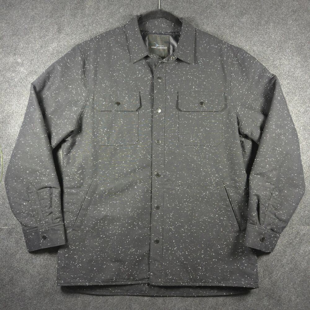 NWOT Marc Anthony Black Tie Jacket Masc Size Large Quilted Pockets Sharp!